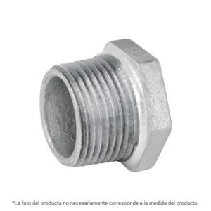 Reducción bushing acero galvanizado 3/8x1/4', FOSET