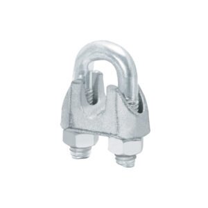Blíster c/1 nudo (perro) de hierro p/cable de 3/8', Fiero