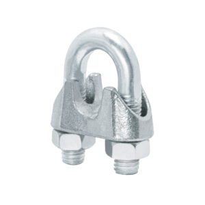 Blíster c/1 nudo (perro) de hierro p/cable de 1/2', Fiero