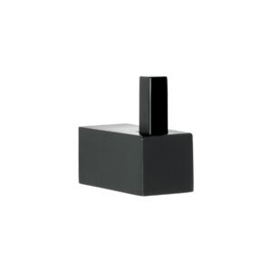 Gancho sencillo para toallas, negro, FOSET KUBO
