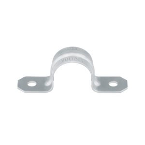 Bolsa c/10 abrazaderas tipo omega 1/2' p/tubo pared gruesa