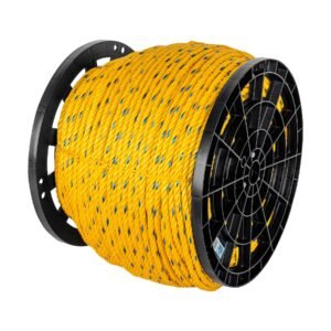 Kilo de cuerda amarilla de polipropileno 11mm, carrete 20kg