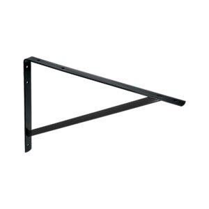 Ménsula de acero reforzada negra 13 x 20', Fiero