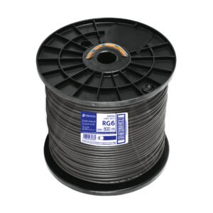 Metro de cable coaxial RG6 en carrete de 500 m, Volteck