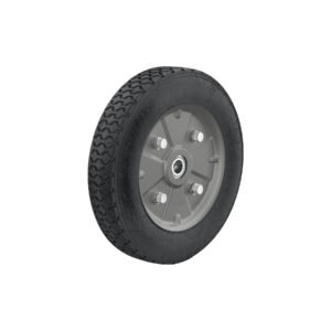 Rueda de hule sólido 10' para diablo, doble balero, Pretul