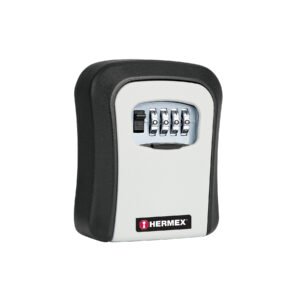 Caja de combinación guardallaves para pared, 12cm, HERMEX