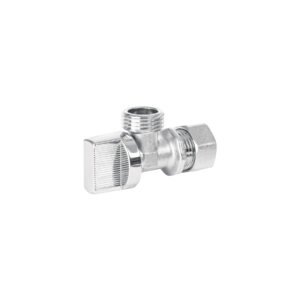 Llave angular de 1/2', 1/4 de vuelta, barrilito, BASIC