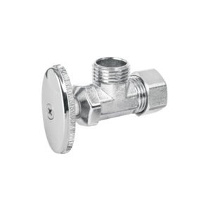 Llave angular de 1/2', de compresión, barrilito, BASIC