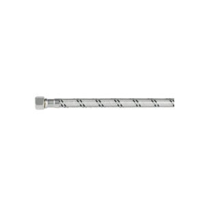 Manguera p/WC, acero inox, 3/8'x7/8', 40cm, latón/latón