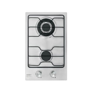 Parrilla gas empotrable 30cm, 2 quem, inox, esmalte, Foset