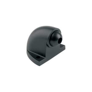 Tope tipo codo para puerta, acabado negro, HERMEX