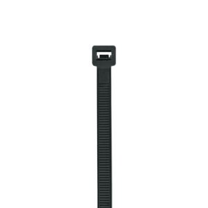 Bolsa con 10 cinchos plásticos 175 lb, 450 x 9 mm, negros