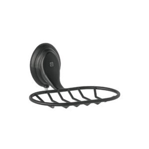 Jabonera metálica negro, Foset Aqua