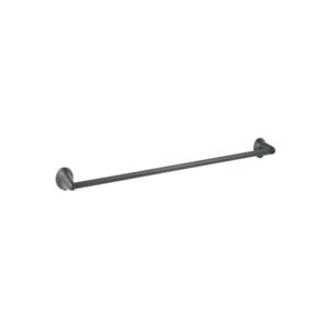 Toallero de barra metálico acabado negro, Foset Aqua