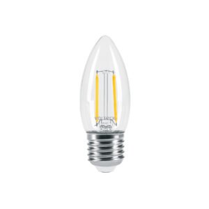 Lámpara LED tipo vela 3 W con filamento luz cálida, blíster