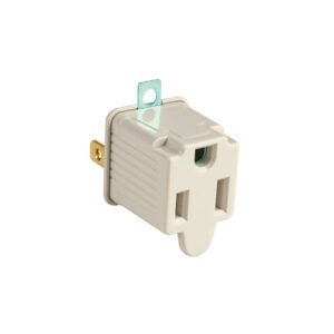 Bolsa con 2 adaptadores 3 a 2 grises, Volteck
