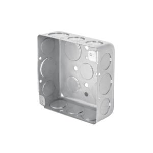 Caja cuadrada 4' x 4' reforzada, Volteck