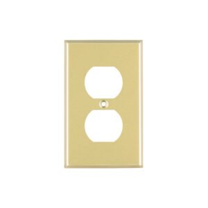 Placa dúplex de aluminio, línea Standard, Volteck