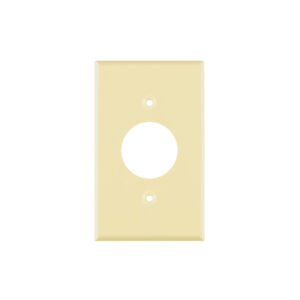 Placa de ABS para contacto redondo, Standard, marfil