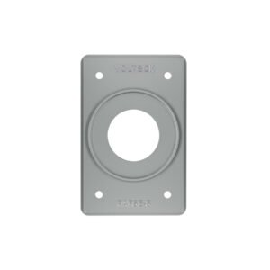 Placa para intemperie tipo FS, sencilla, de sobreponer