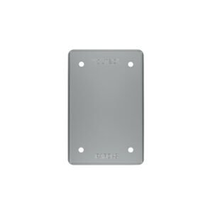 Placa tipo FS ciega, de sobreponer, Volteck