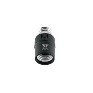 Portalámpara de PVC, con sensor de luz, Volteck