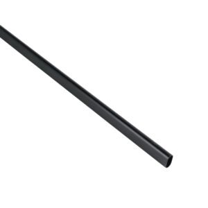 Tubo ovalado de 3.0 m negro para closet, HERMEX