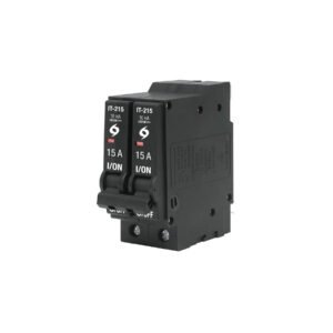 Interruptor de 2 polos 15A, enchufable, VOLTECK