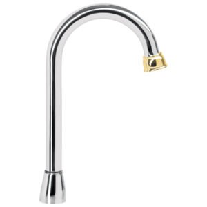 Cuello tipo bar para mezcladora de lavabo, cromo-oro, Aqua