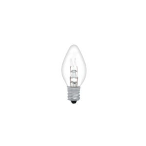 Caja con 50 focos incandescentes transparentes base E12 7.5W