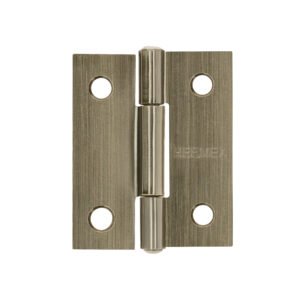 Bisagra rectangular 1-1/2' latón antiguo, HERMEX