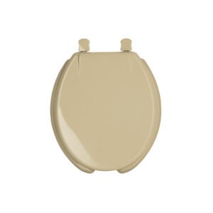 Asiento redondo con tapa para WC, abierto, beige, FOSET