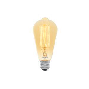 Lámpara incandescente vintage 40 W tipo Edison, Volteck