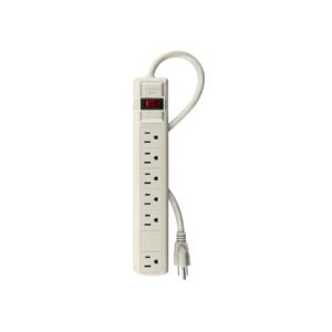Multicontacto 16 AWG uso rudo con 6 entradas, Volteck