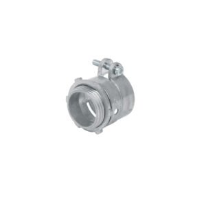 Conector recto 1' para tubo flexible metálico, Volteck