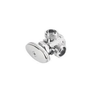Llave angular 1/2'x doble salida 1/2', Foset