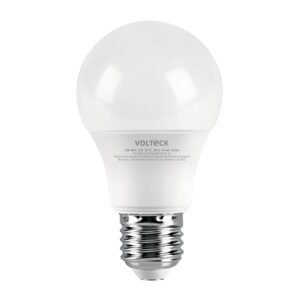 Lámpara LED tipo bulbo A19 6 W luz de día, caja, Volteck