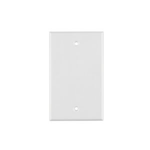 Placa de ABS ciega, Standard, blanco, Volteck
