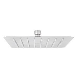 Regadera cuadrada 8', acero inox, sin brazo, cromo, Túbig