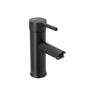 Monomando corto negro para lavabo, Foset Tubig