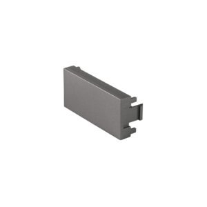 Tapón ciego acero inox de 1 módulo, línea Lisboa, Volteck