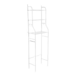 Mueble organizador blanco para baño con 3 repisas, Foset