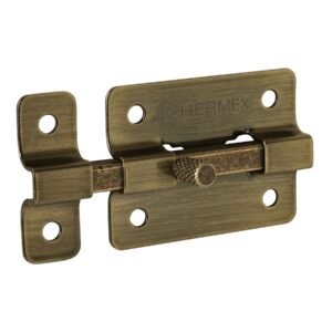 Pasador de barra plana 2', latón antiguo, HERMEX