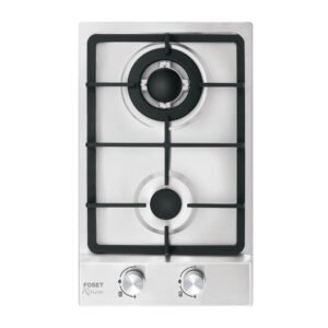 Parrilla gas empotrable 30cm, 2 quem, acero inox, Riviera