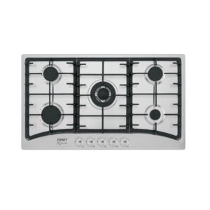 Parrilla gas empotrable 90cm, 5 quem, acero inox, Riviera
