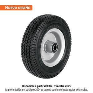 Rueda imponchable 8' para eje central, Truper