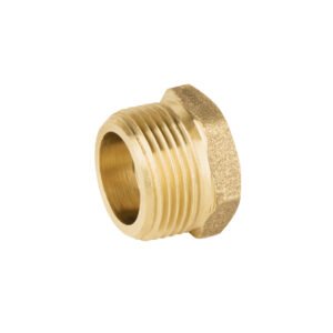 Reducción bushing de latón, 1' x 1/2', Foset