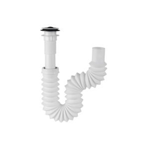 Céspol flexible 1-1/4', contra, polipropileno, para lavabo