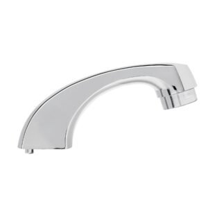 Cuello nariz corta para mezcladora de lavabo, cromo, Basic