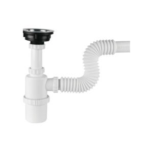 Céspol de bote con contracanasta de acero inox. p/fregadero
